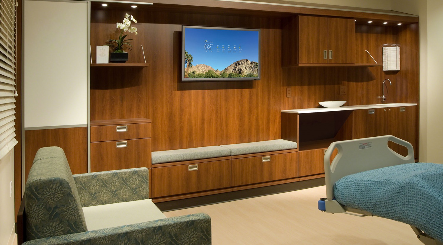 Opus casegoods for healthcare