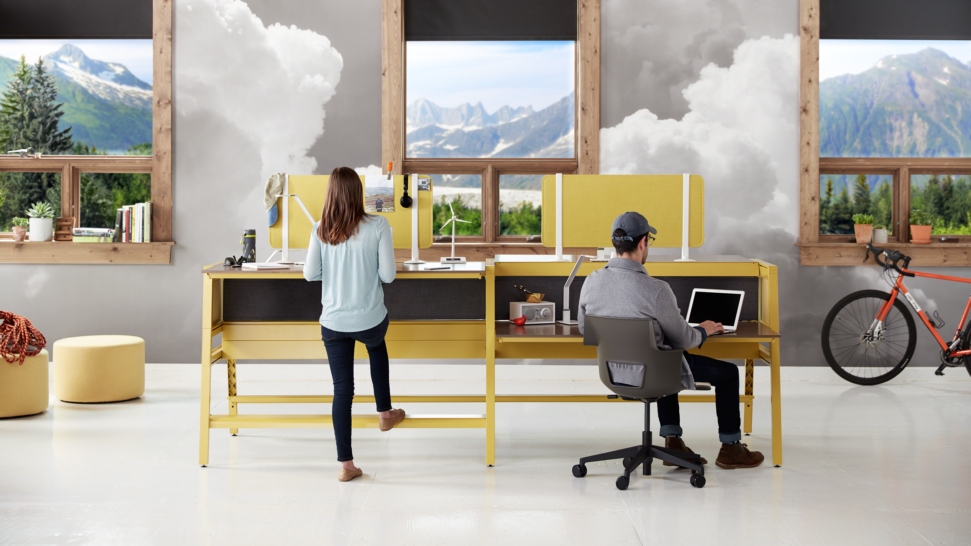 Bivi desks by turnstone