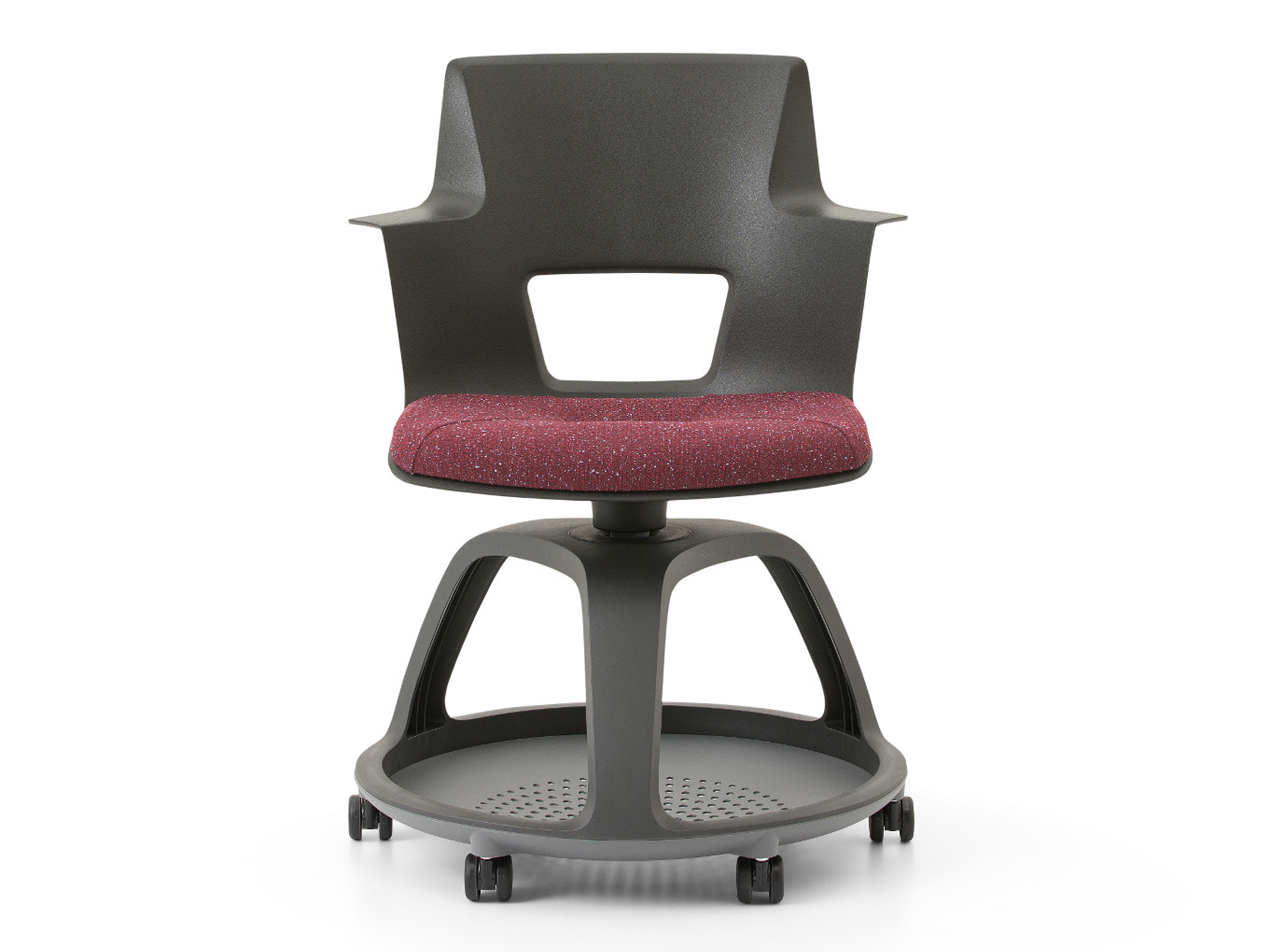 Shortcut chair on wheels