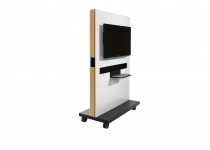 Exponents White Board and Mobile Display by Steelcase