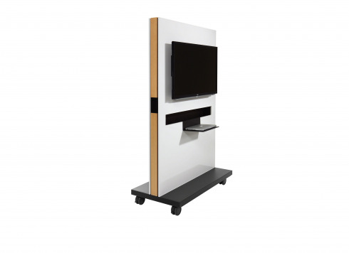 Exponents White Board and Mobile Display by Steelcase