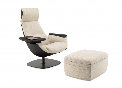 Massaud Seating and ottoman