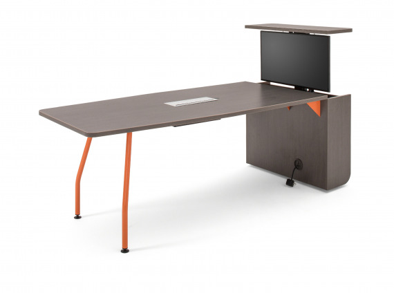 Long Verb Active Media Table by Steelcase
