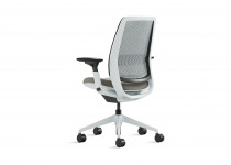 A gray Steelcase Series 2 Chair on white background