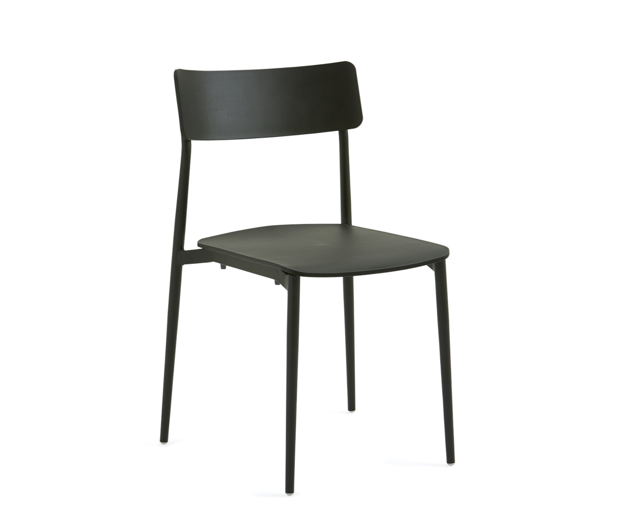 Black Turnstone Simple chair on white background.