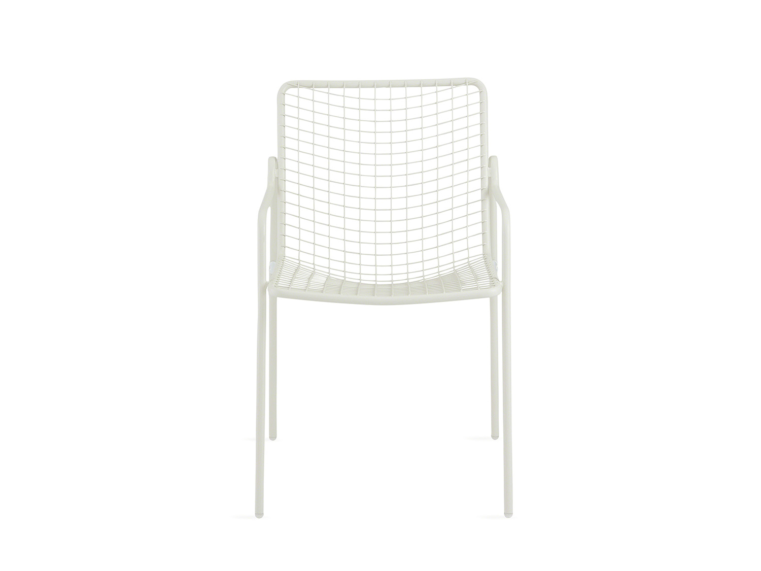 White Coalesse EMU Rio Armchair on white background