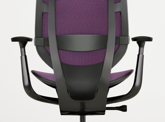 Back view of a Steelcase Karman chair