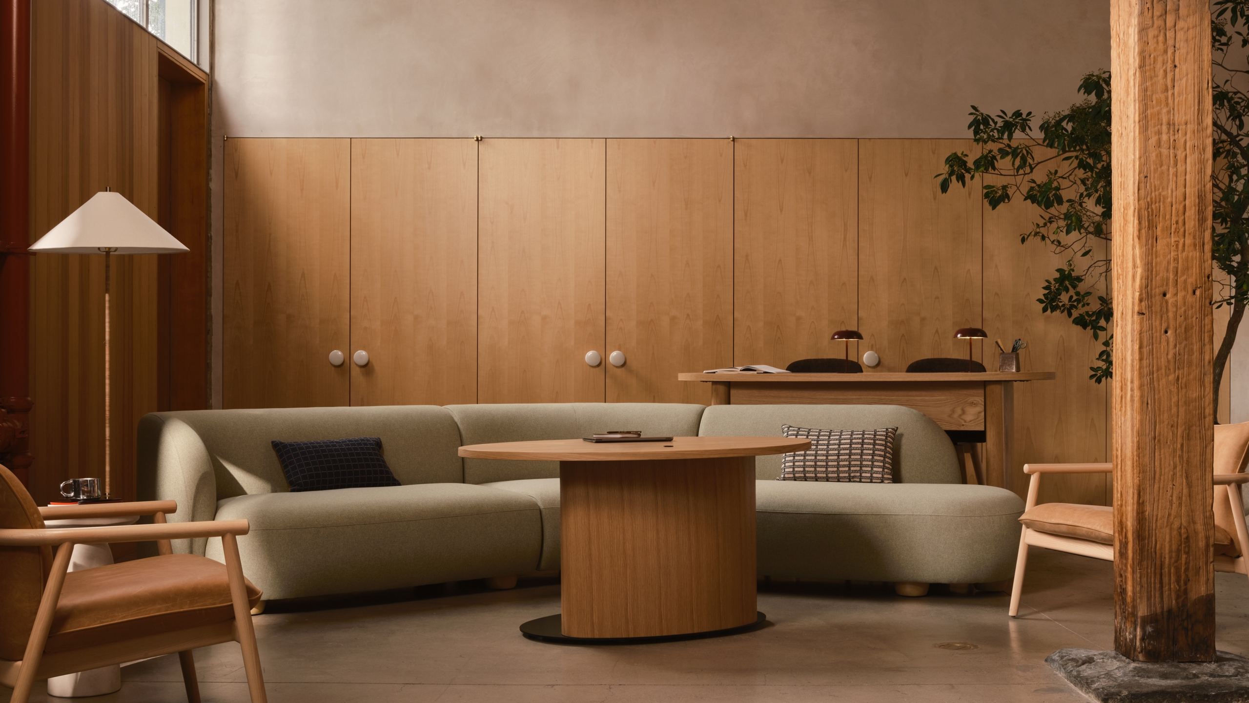 waverly collection sofa and table