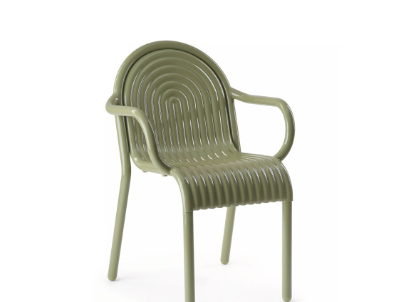 green chair